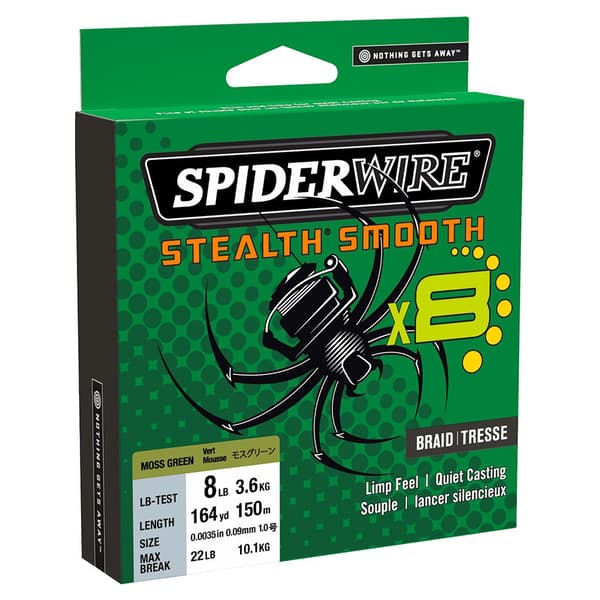 Spiderwire Fletning Stealth Smooth 8 300 M Grøn 0.330 mm