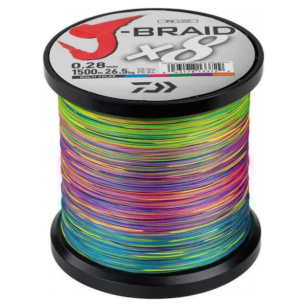 Daiwa J-braid 8 1500 M Flerfarvet 0.240 mm