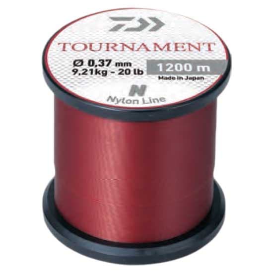 Daiwa Linje Tournament 1200 M Röd 0.370 mm