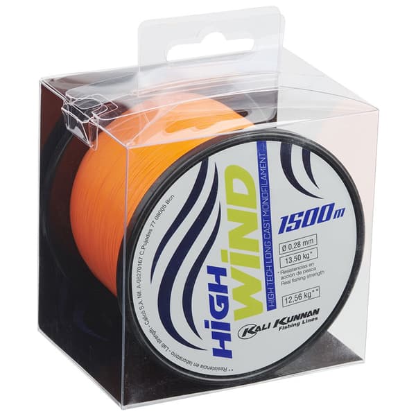 Kali Kunnan Monofilament High Wind 1500 M Orange 0.400 mm