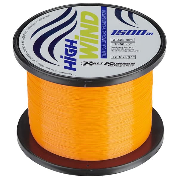 Kali Kunnan Monofilament High Wind 1500 M Orange 0.400 mm
