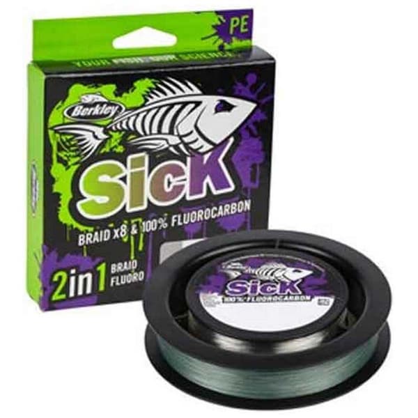Berkley Flätad Sick Two In One 50 M Durchsichtig 0.120 mm
