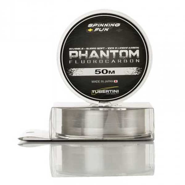 Tubertini Fluorcarbon Sf+phantom 50 M Transparent 0.451 mm