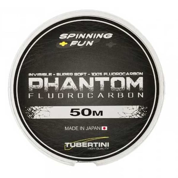 Tubertini Fluorcarbon Sf+phantom 50 M Transparent 0.451 mm