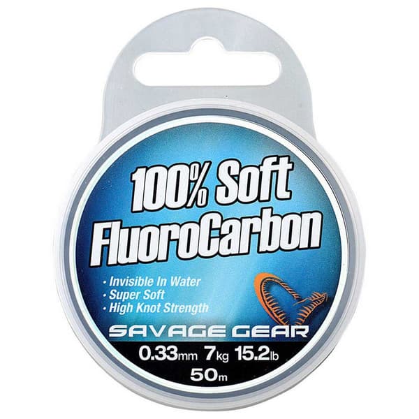 Savage Gear Soft Fluoro Carbon 15 M Grå 0.920 mm