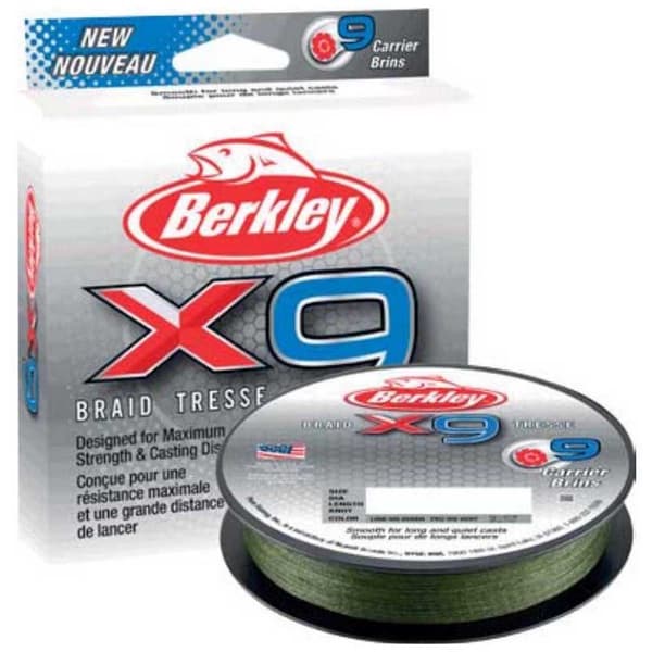 Berkley Line X9 300 M Grøn 0.250 mm