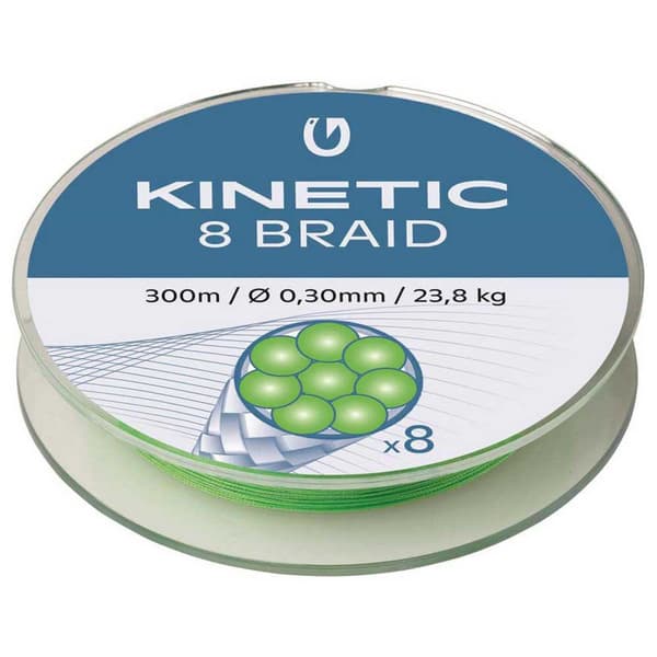 Kinetic Punottu Cyber 8 300 M Vihreä 0.160 mm