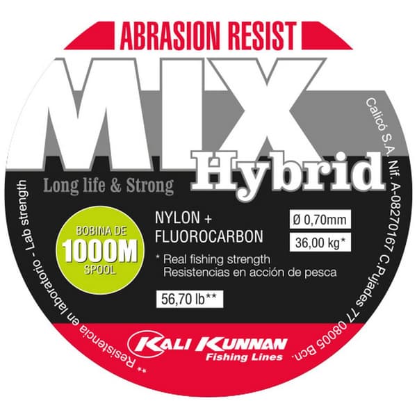 Kali Kunnan Monofilamentti Mix Hybrid 1000 M Kirkas 0.700 mm