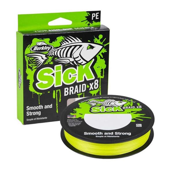 Berkley Punottu Sick 300 M Kultainen 0.600 mm
