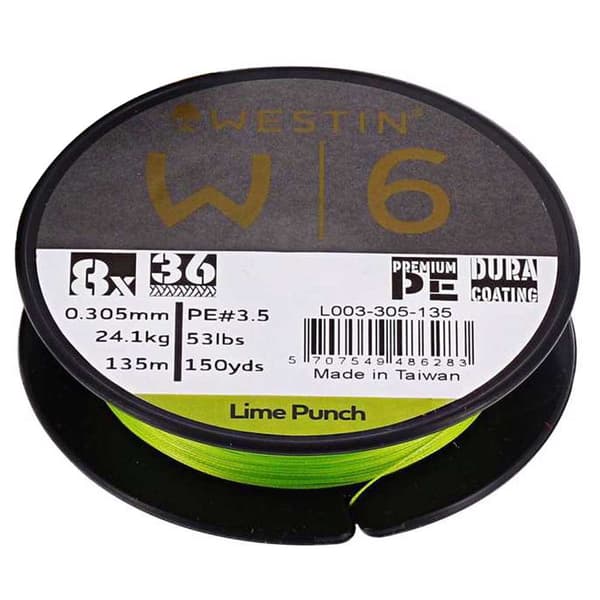 Westin Flätad W6 8 135 M Durchsichtig 0.148 mm
