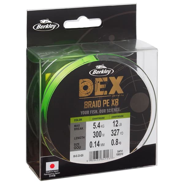 Berkley Flettet Dex X8 300 M Transparent 0.080 mm