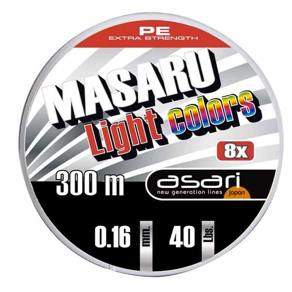 Asari Linja Masaru Light Colors 300 M Monivärinen 0.160 mm
