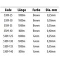 Miniatyrbillede 2 af 2: Ctec Monofilament Sediment 7.790 M Brun 0.250 mm