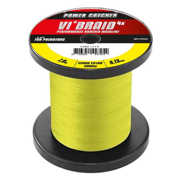 Spro Vi Flettet Line 2000 M Gul 0.100 mm