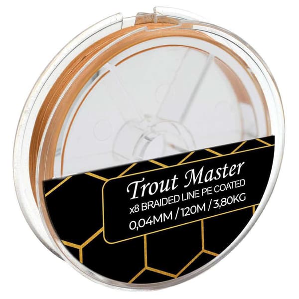 Spro Flätad Fine Gold X8 120 M Durchsichtig 0.040 mm