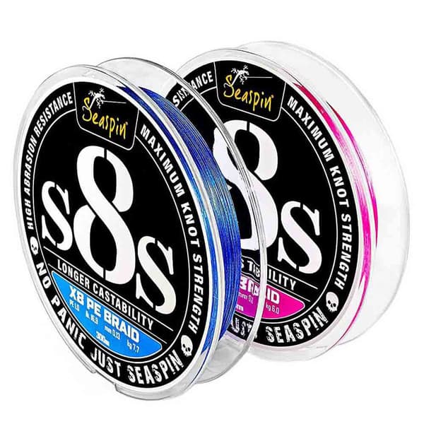 Seaspin Punottu S8s X8 150 M Sininen,Pinkki 0.130 mm