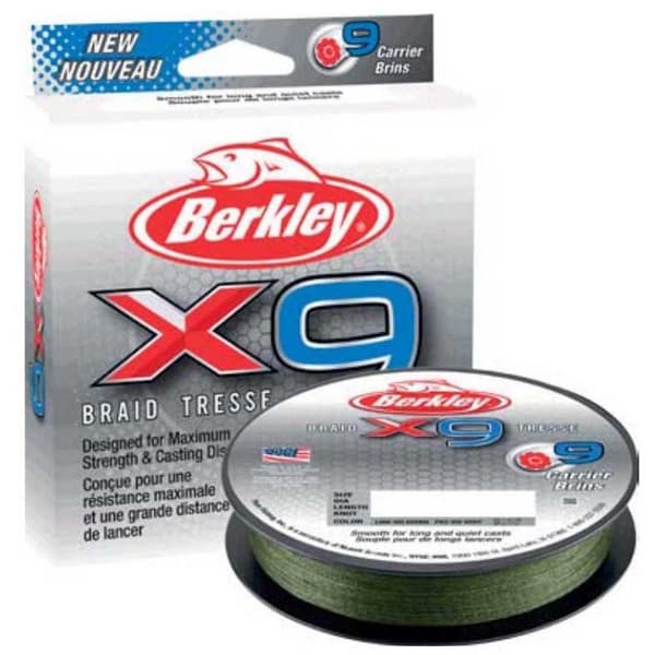 Berkley Line X9 300 M Grøn 0.250 mm