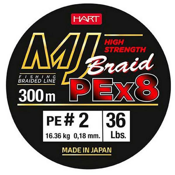 Hart Flettet Mj 300 M Grøn 0.250 mm