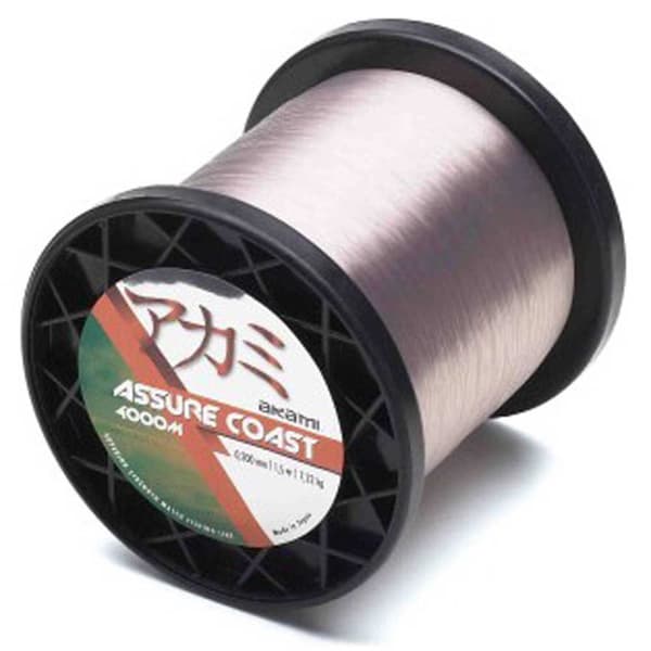 Akami Monofilament Assure Coast 4000 M Brun 0.148 mm