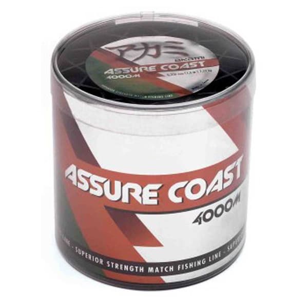 Akami Monofilament Assure Coast 4000 M Brun 0.148 mm