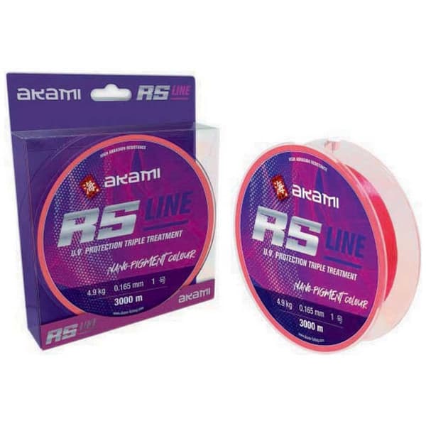 Akami Rs Monofilament 3000 M Rosa 0.226 mm