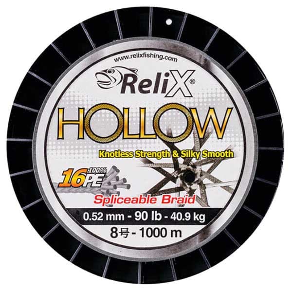 Relix Punottu Hollow X16 1000 M Kirkas 0.680 mm