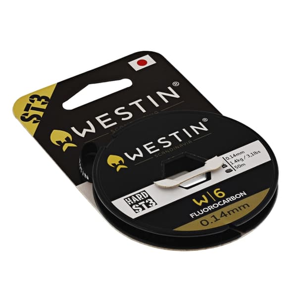 Westin W6 ST3 Hard Fluorocarbon 30m 0,38mm 9,3kg Clear