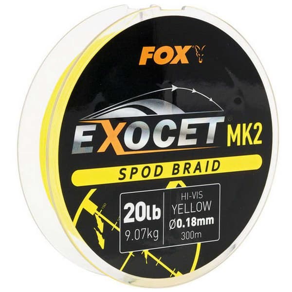 Fox International Punos Exocet Spod 300 M Keltainen 0.180 mm