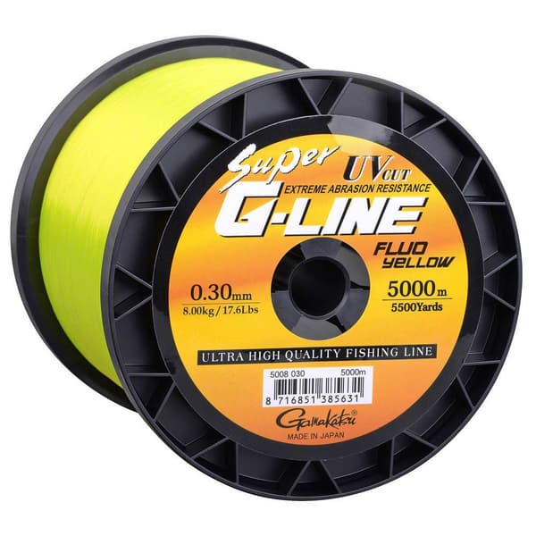 Gamakatsu Monofilament Super G-line 5000 M Gul 0.300 mm