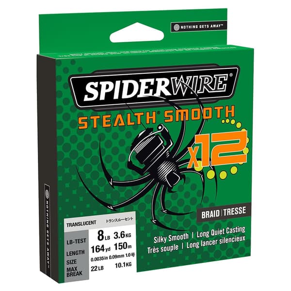 Spiderwire Fletning Stealth Smooth 12 2000 M Transparent 0.390 mm