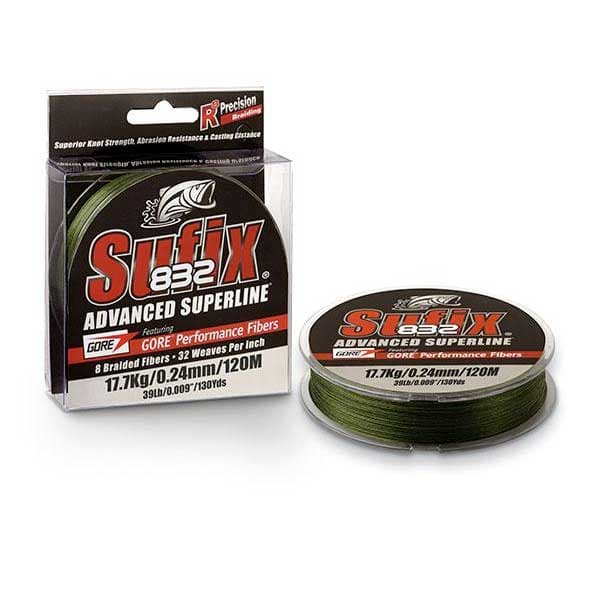 Sufix 832 Advanced Superline 250 M Grøn 0.380 mm