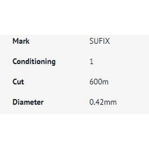Sufix Monofilamentti Key Lime Igfa 600 M Keltainen 0.680 mm