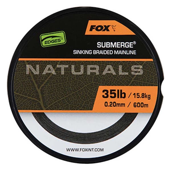 Fox International Flettet Edges™ Naturals Submerge 600 M Gylden 0.200 mm