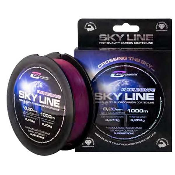 Cinnetic Monofilamentti Sky Line 1000 M Violetti 0.240 mm
