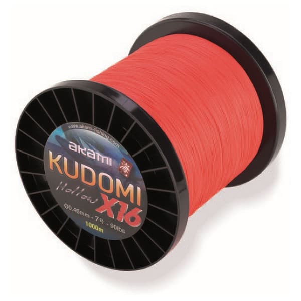 Akami Punottu Linja Kudomi 1000 M Punainen 0.650 mm