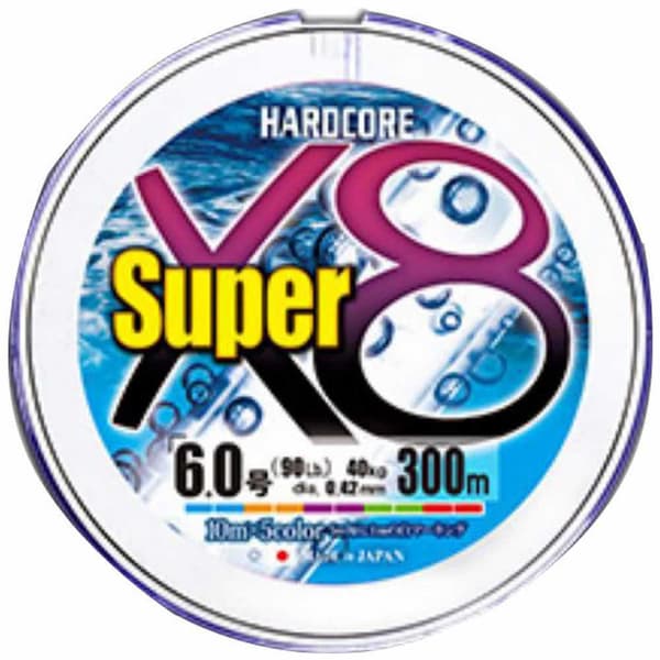 Duel Flettet Hardcore Super X8 300 M Flerfarvet 0.420 mm