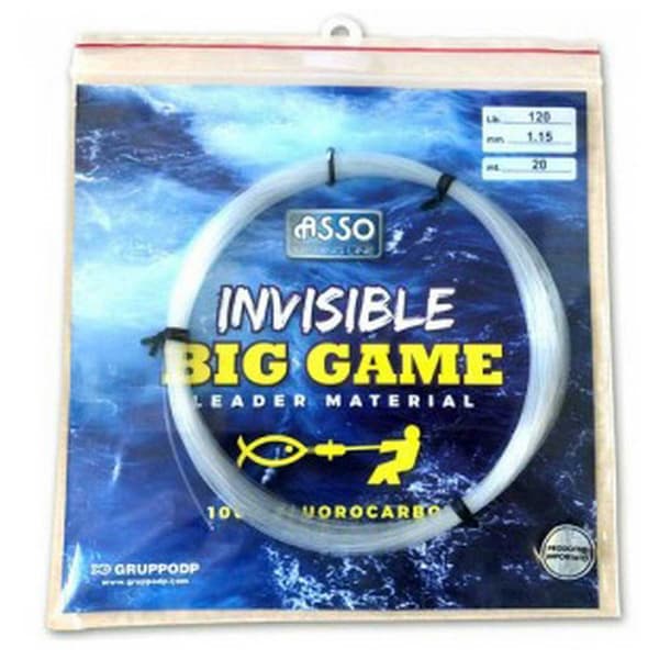 Asso Fluorcarbon Invisible Big Game 20 M Transparent 2.00 mm