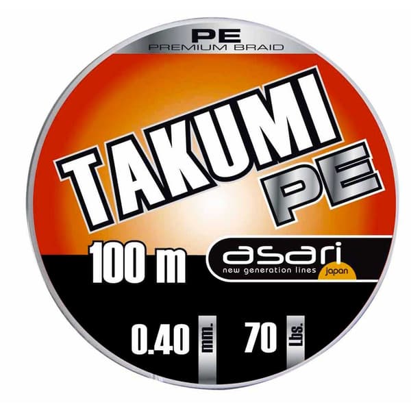 Asari Line Takumi Pe 10x100 M Grå 0.160 mm