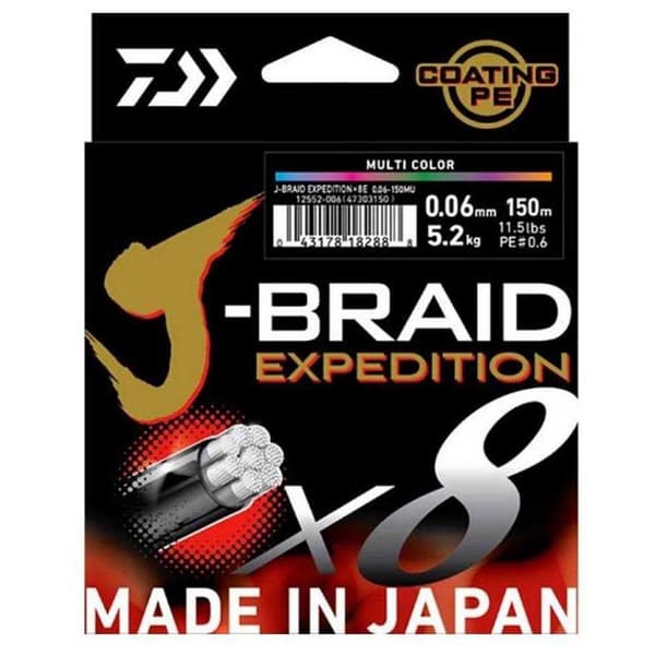 Daiwa Punottu J´braid Exp X8 150 M  0.600 mm