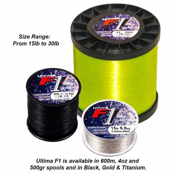 Vikt - bly Ultima - E5084 - F1 Superresistent havsfiskelina Blandad