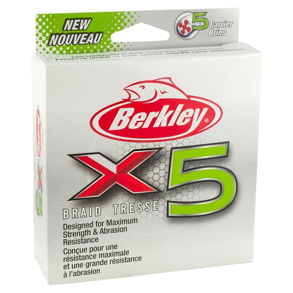 Berkley X 5 300 M 300 M Grøn 0.100 mm