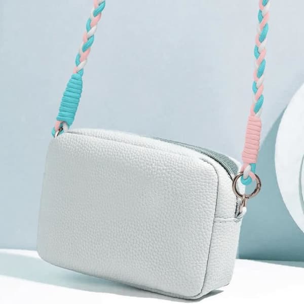 Telefonsladd - AVIZAR - Flätad nylon - 60cm - Lavendel - Universalkompatibilitet