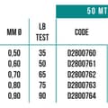 Miniatyrbillede 2 af 2: Falcon Fluorcarbon Zero Fc 50 M  0.800 mm
