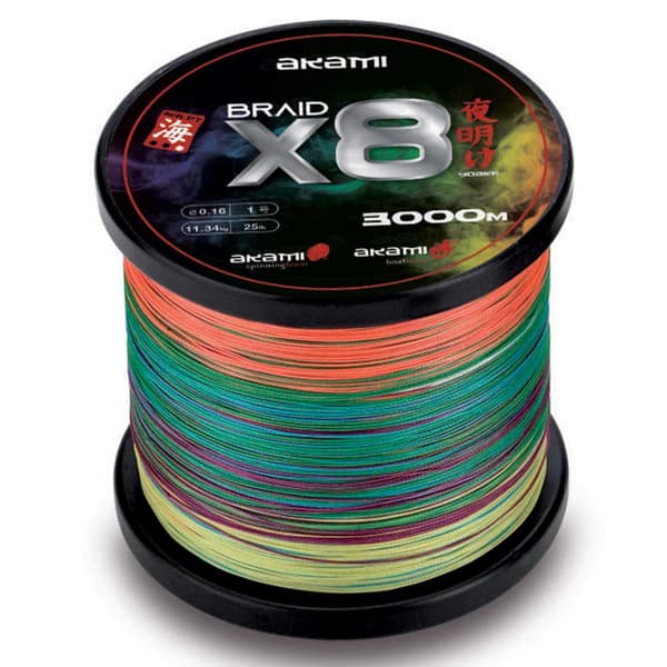 Akami Punottu Yoake X8 3000 M Monivärinen 0.200 mm