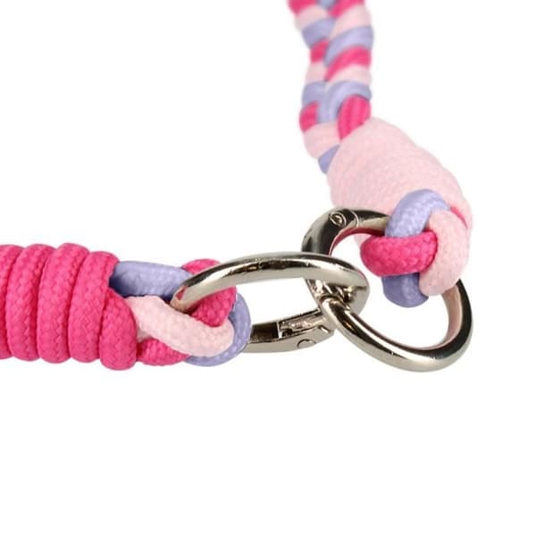 Telefonsladd - AVIZAR - Flätad nylondesign - 60cm - Rosa - Universalkompatibilitet