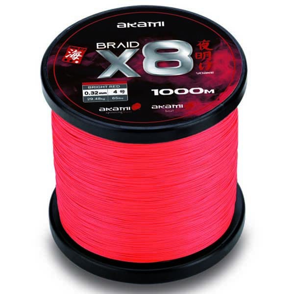 Akami Monofilament Yoake X8 1000 M  0.430 mm