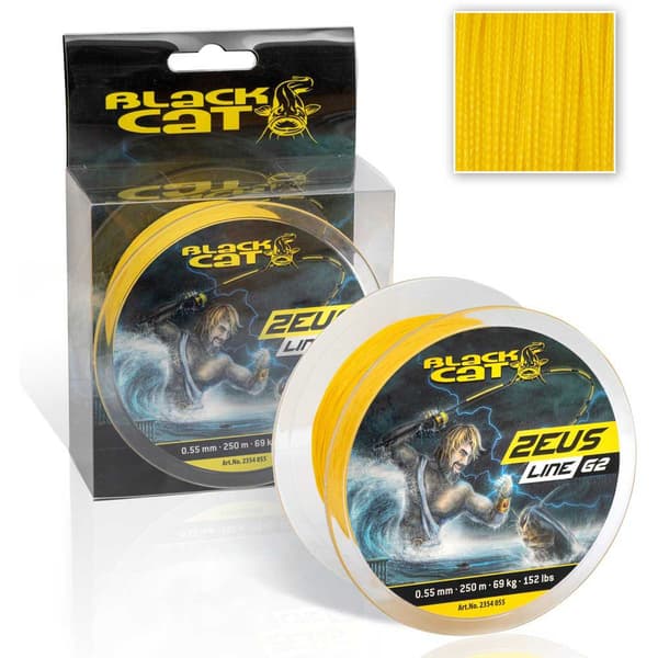 Black Cat Flettet Line Zeus G2 250 M  0.550 mm