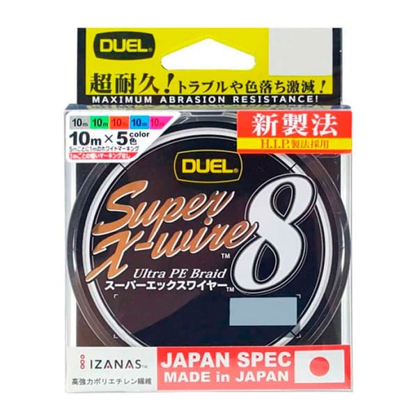 Duel Flettet Super X-wire 8 200 M Flerfarvet 0.130 mm