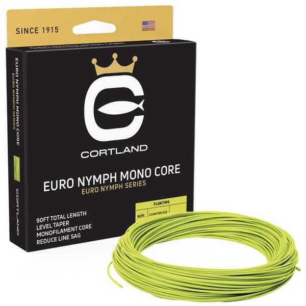 Cortland Euro Nymph Niveau Fluefiskeri Line 27 M Transparent 0.220 mm