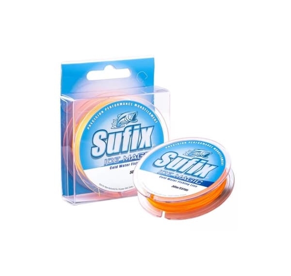 Fisklina Ice Magic Neon gul/orange 50m 0,135mm 2,0kg